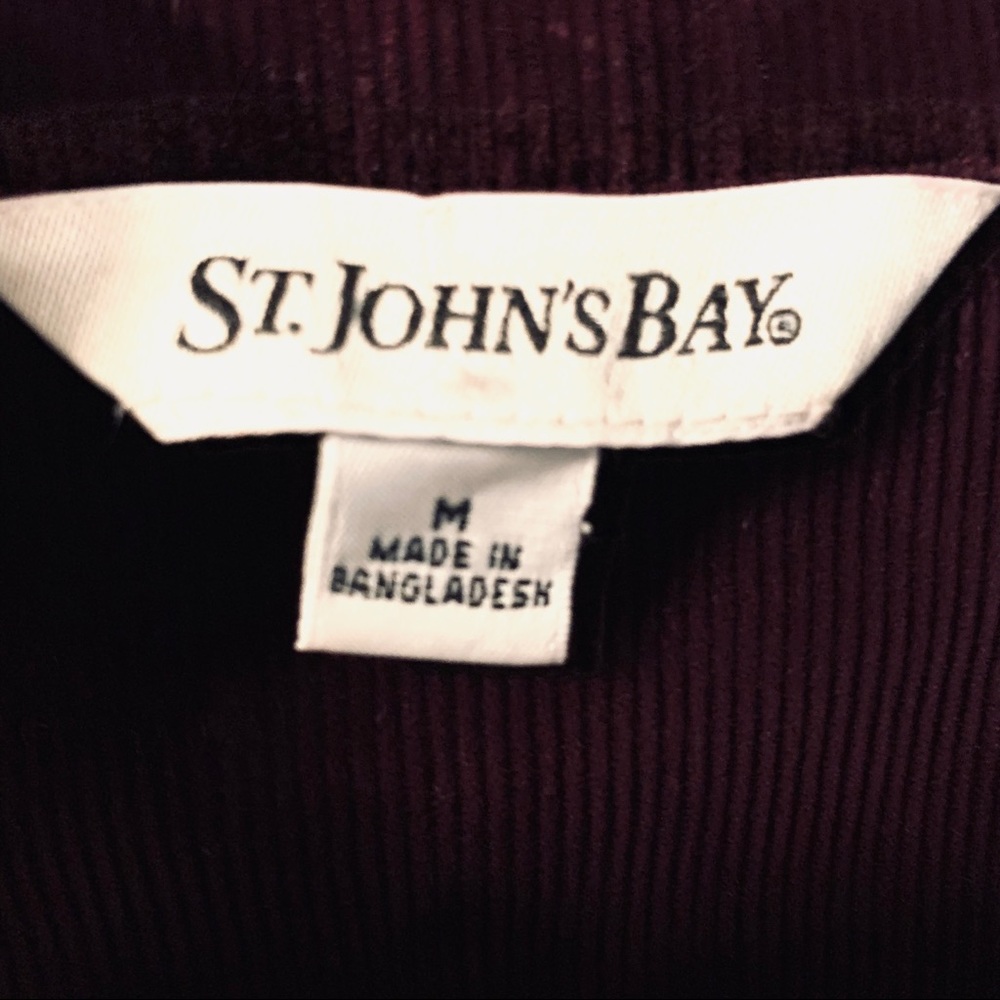 St. John’s Bay Corduroy Jacket size M - Picture 2 of 5